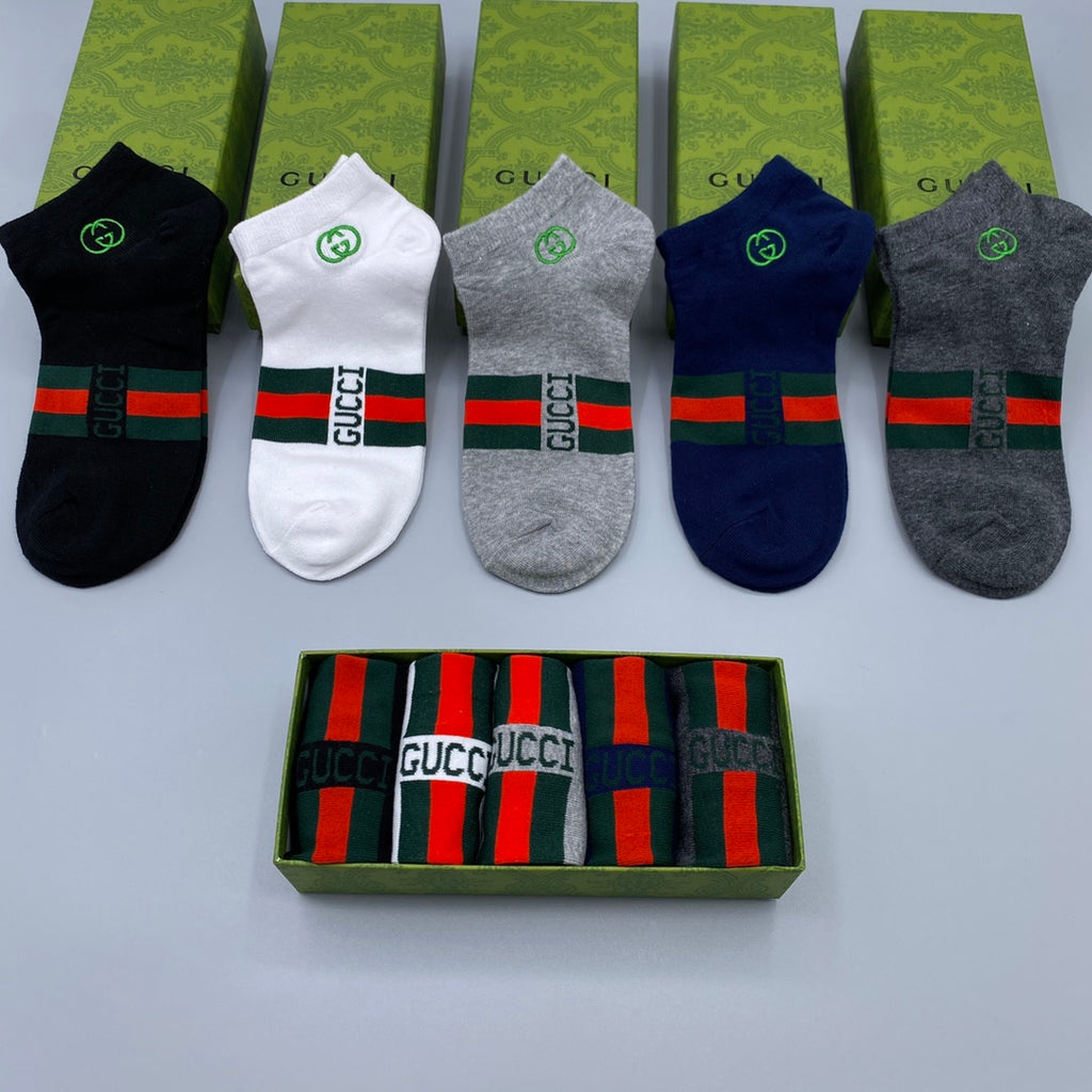 Gucci Short Socks - 5-Pair Pack