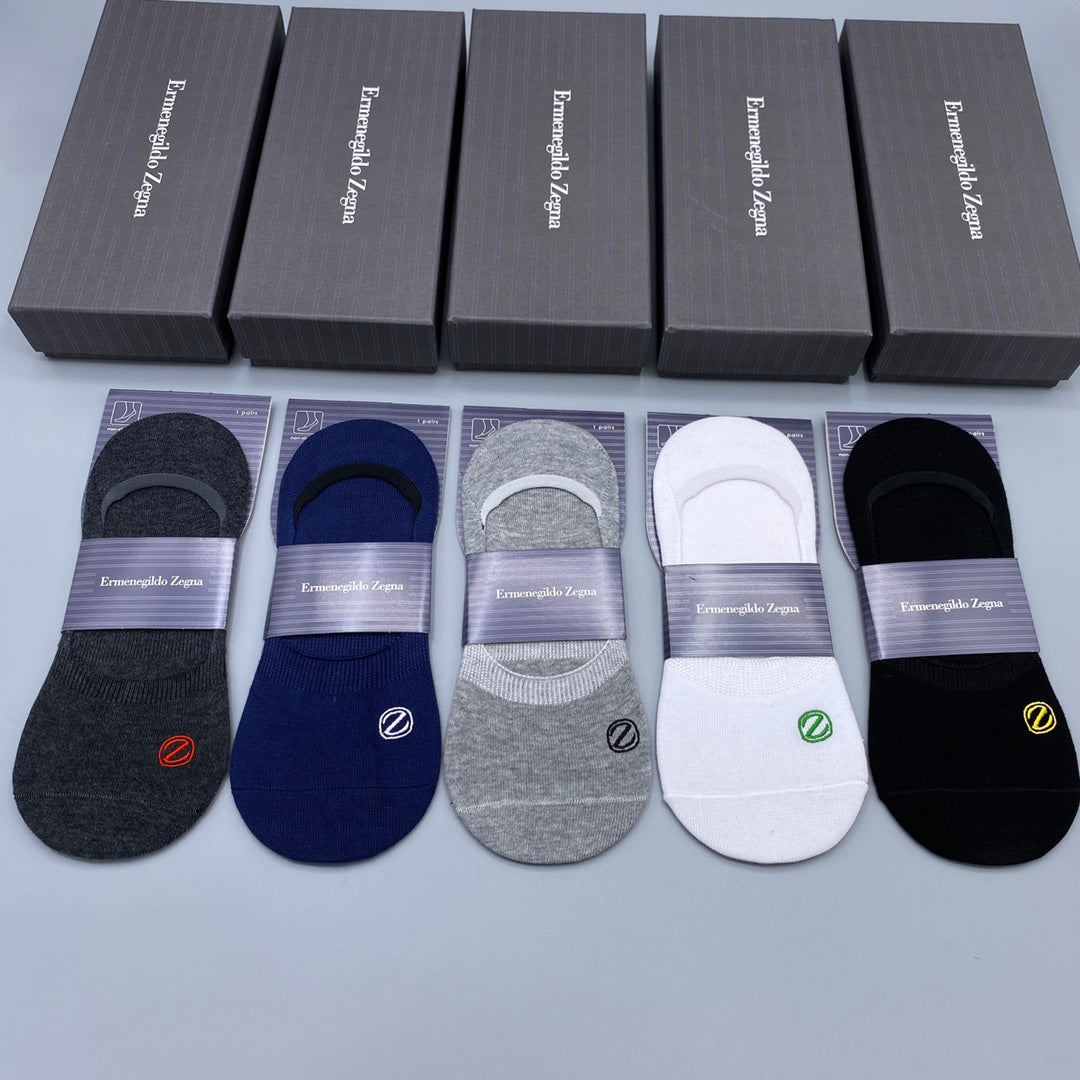 Zegna Short Socks - 5-Pair Pack
