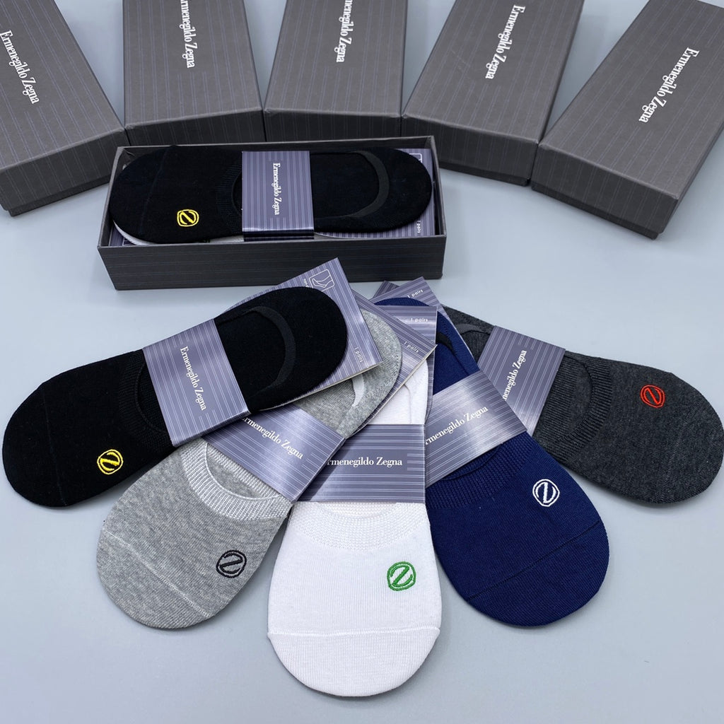 Zegna Short Socks - 5-Pair Pack