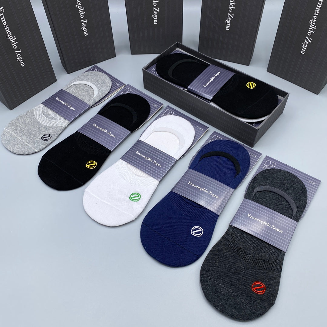Zegna Short Socks - 5-Pair Pack