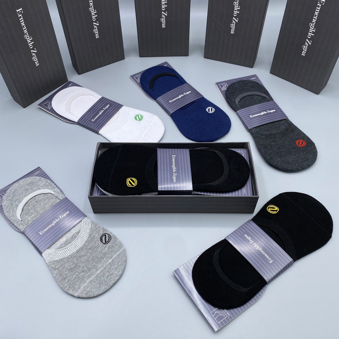 Zegna Short Socks - 5-Pair Pack