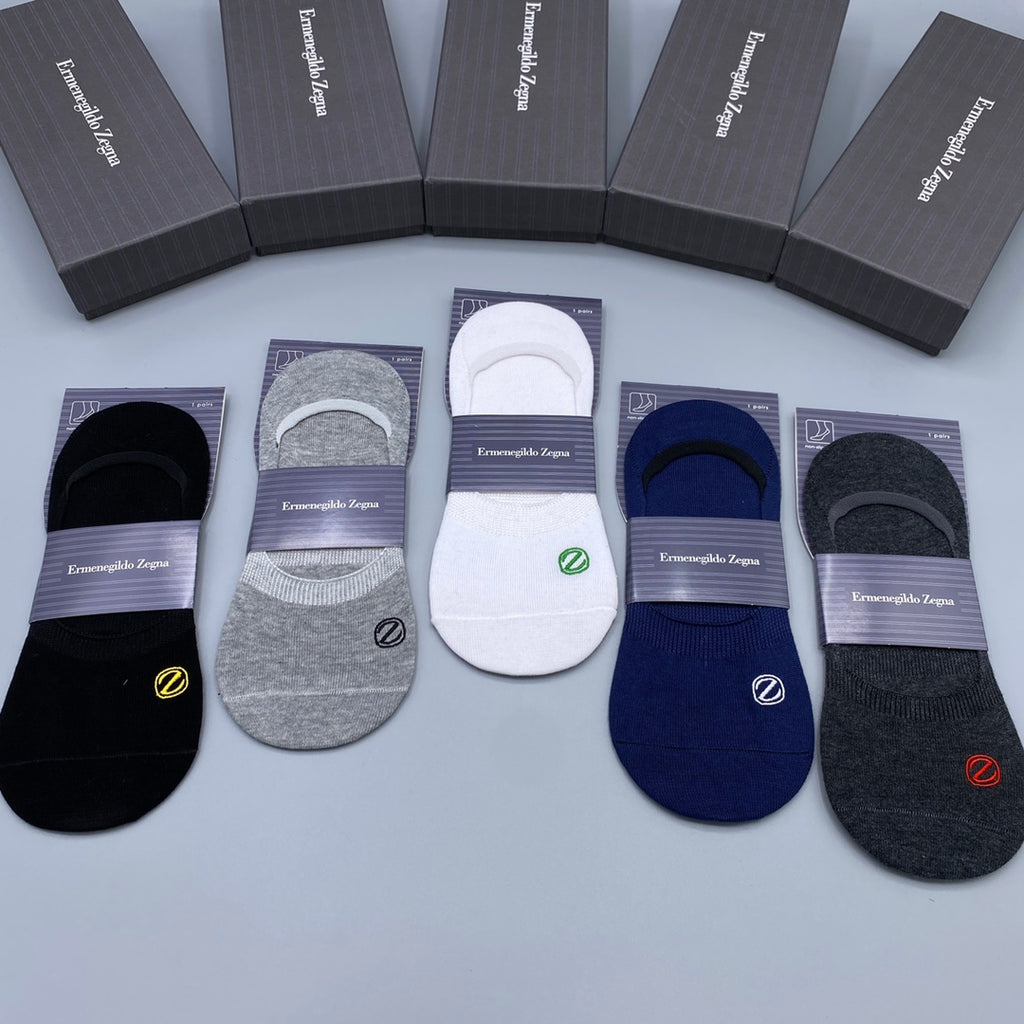 Zegna Short Socks - 5-Pair Pack