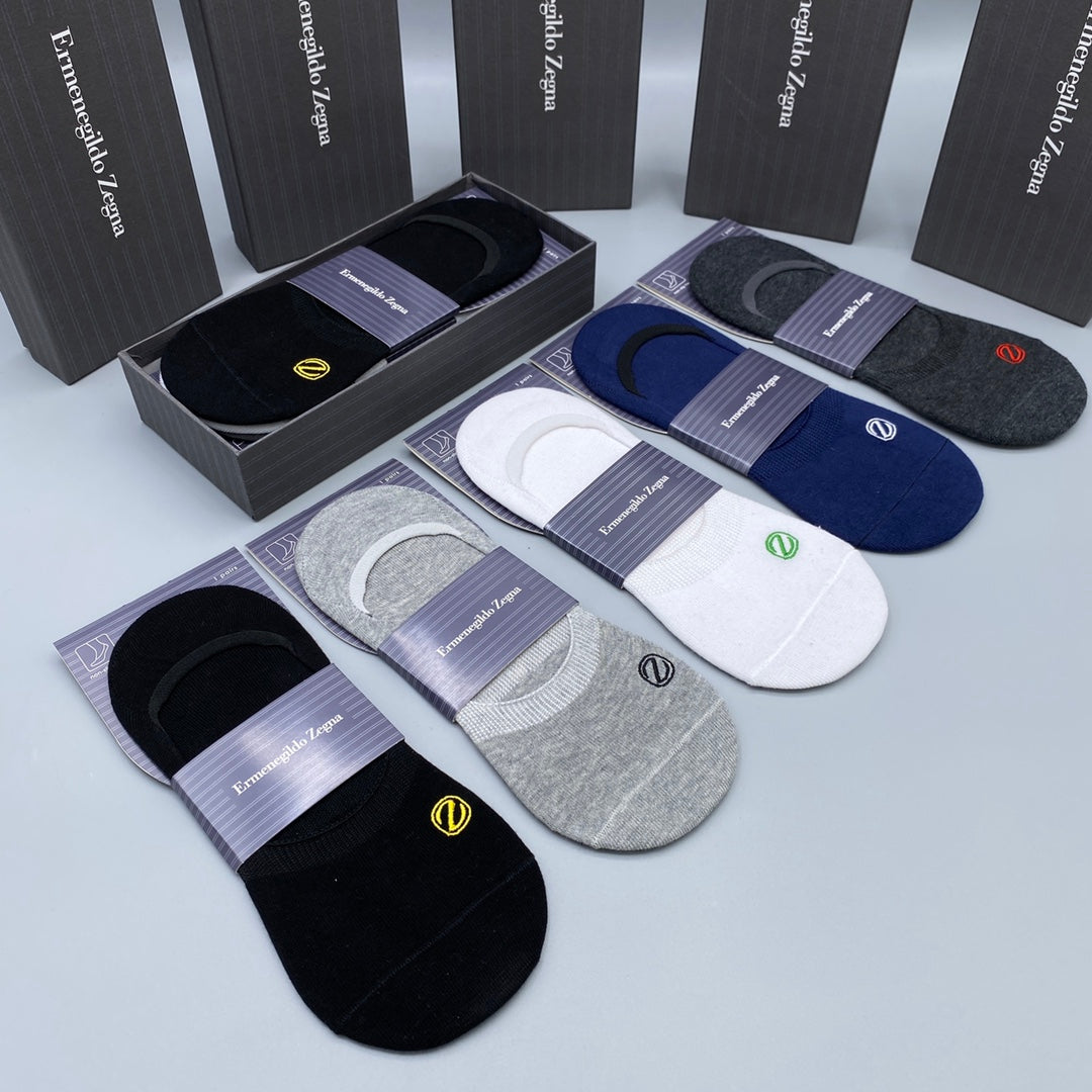 Zegna Short Socks - 5-Pair Pack