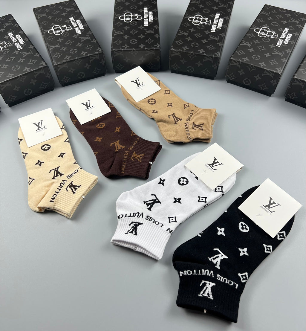 Louis Vuitton Cotton Socks - 5-Pair Pack