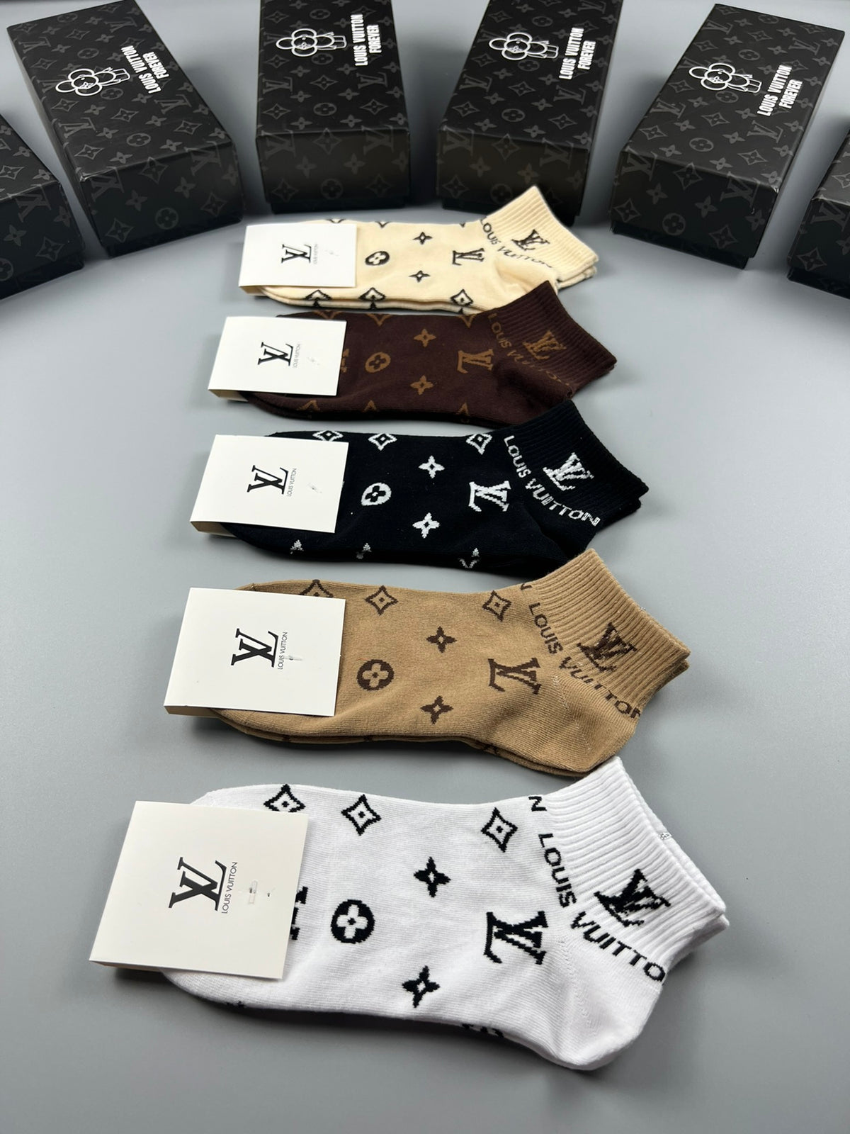 Louis Vuitton Cotton Socks - 5-Pair Pack