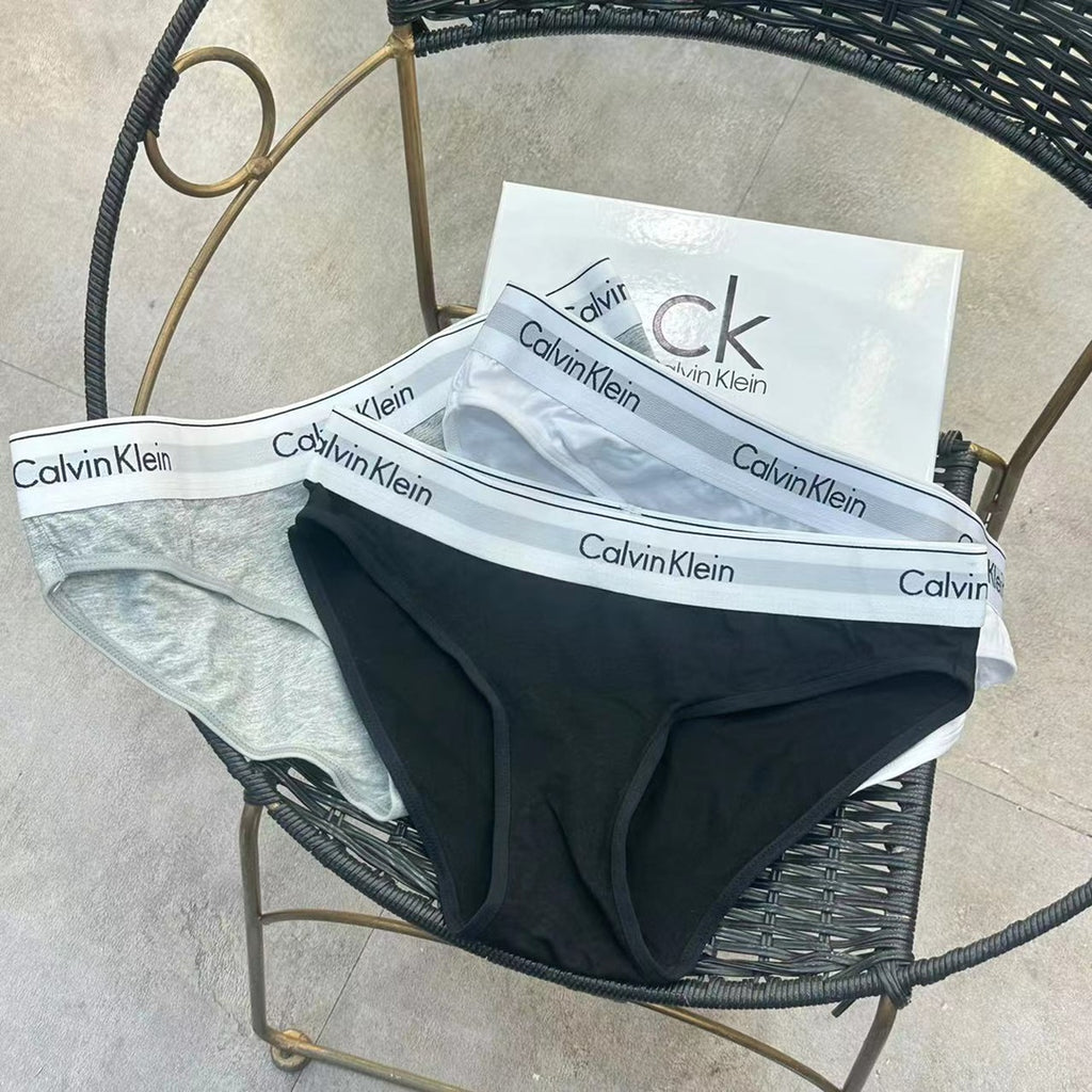 Calvin Klein Classic Logo Women's Briefs - Box of 3