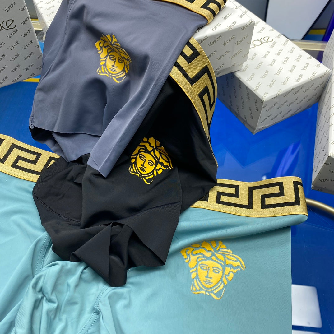 Versace Ice-Silk Men's Boxer Briefs - 3-Piece Box