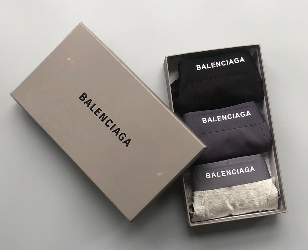 Balenciaga Men's Boxer Briefs - 3-Piece Box