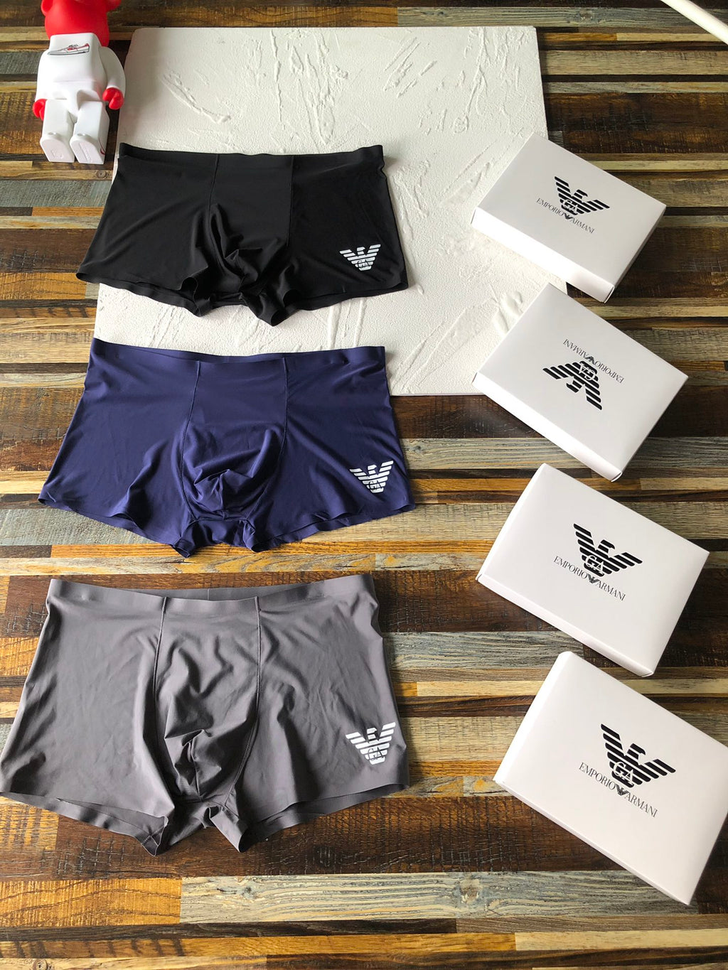 Milk-Silk Men's Boxer Briefs - 3-Piece Box