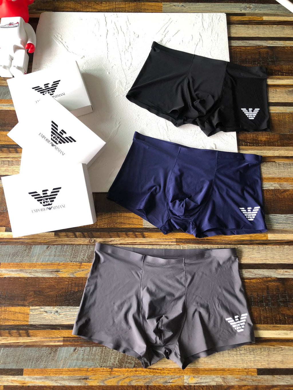Milk-Silk Men's Boxer Briefs - 3-Piece Box
