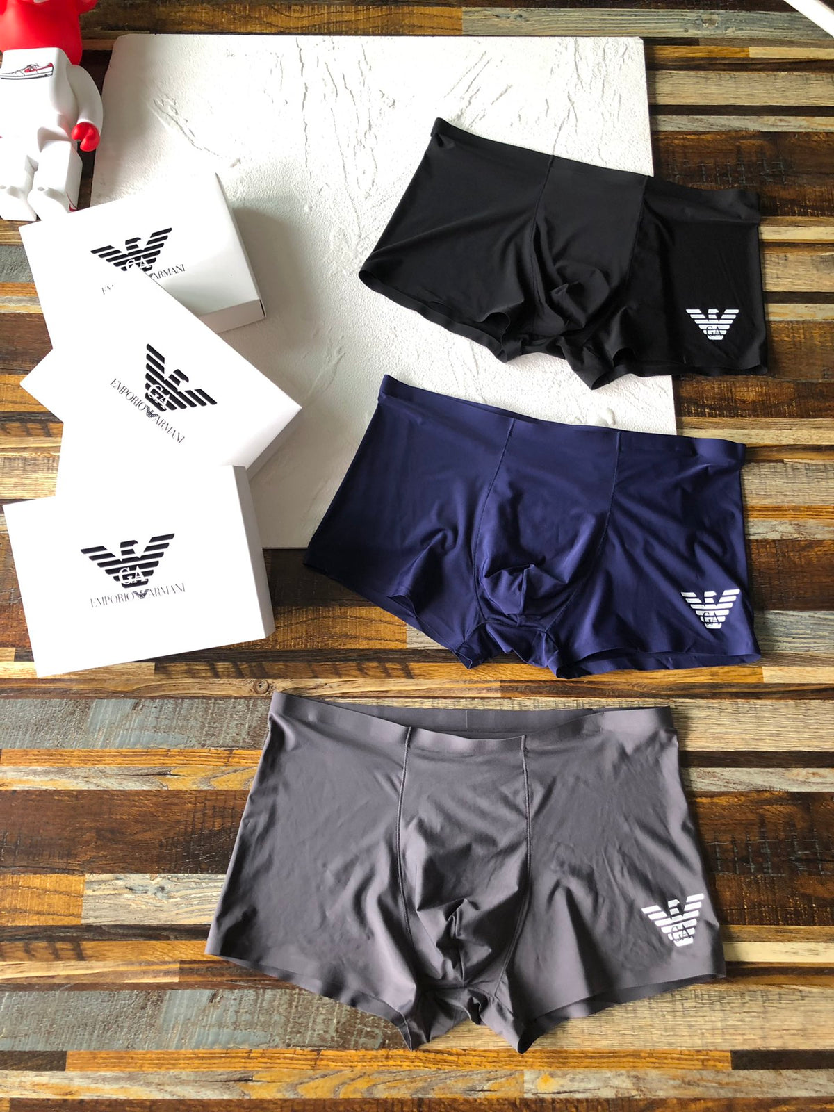 Milk-Silk Men's Boxer Briefs - 3-Piece Box