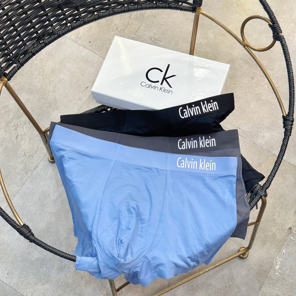 Calvin Klein Cotton Men's Boxer Briefs - 3-Piece Box