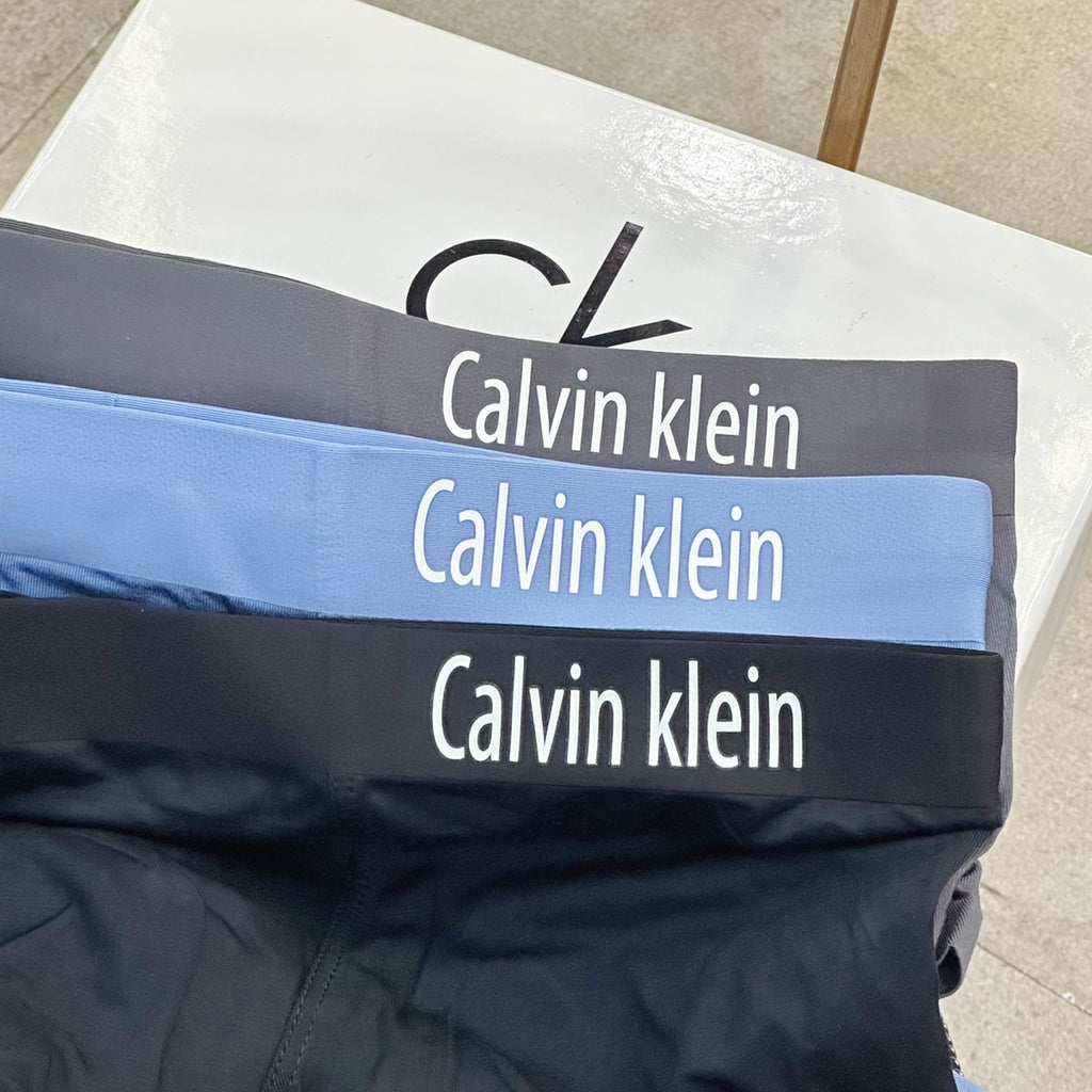 Calvin Klein Broad Logo Waistbands Men's Boxer Briefs