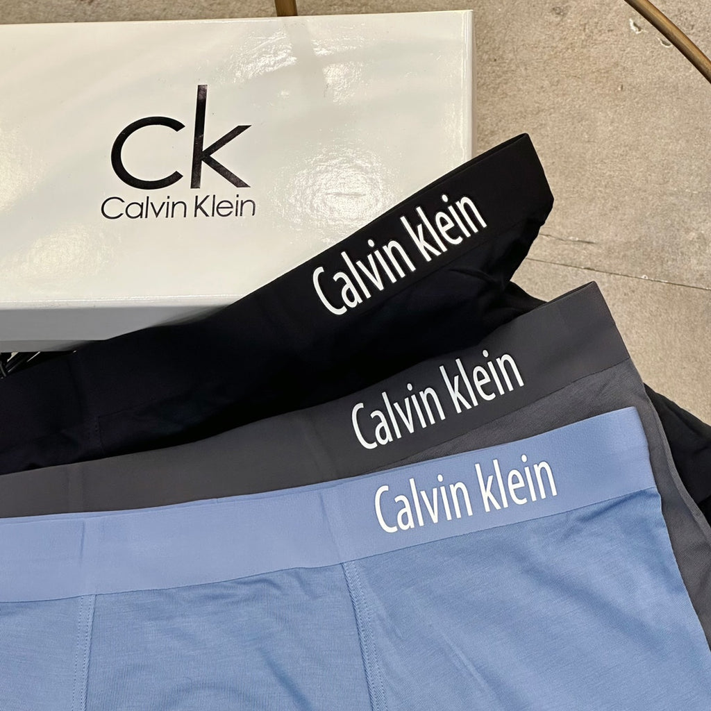 Calvin Klein Cotton Men's Boxer Briefs - 3-Piece Box