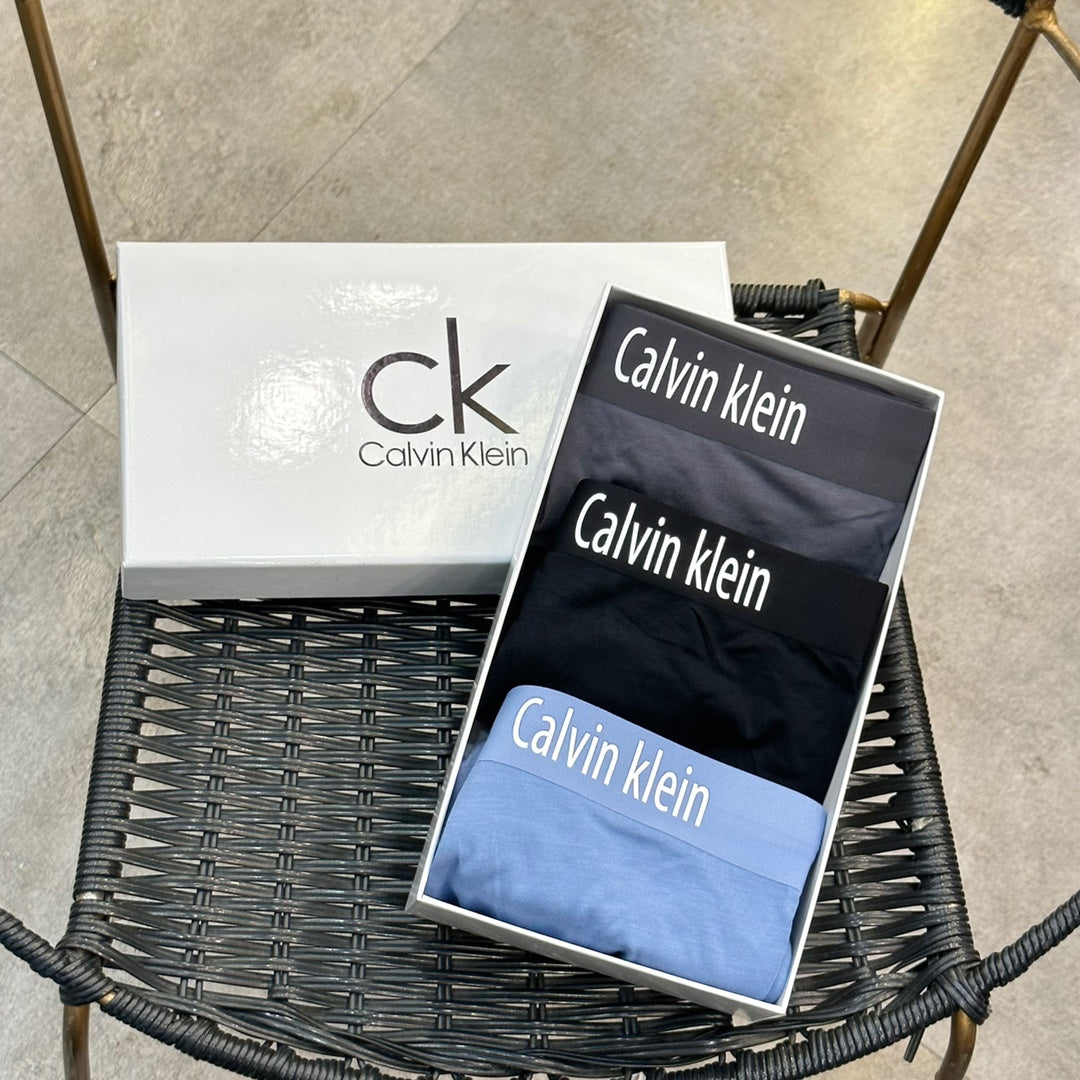 Calvin Klein Cotton Men's Boxer Briefs - 3-Piece Box