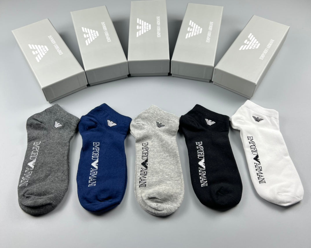 Emporio Armani Cotton Socks - 5-Pair Set
