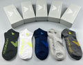 Armani Small Eagle Details No-Show Socks - 5-Pair Set