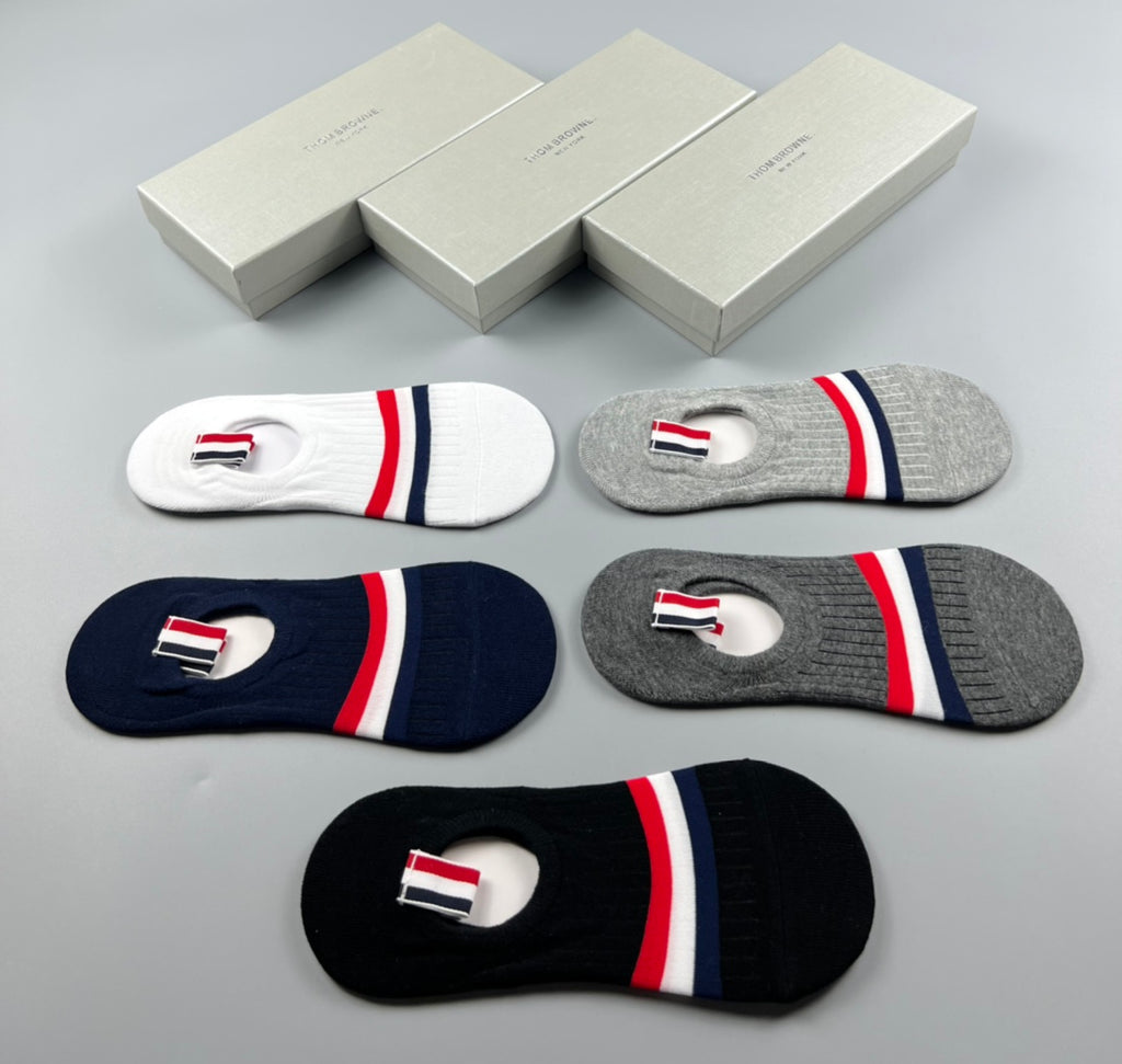Cotton Short Socks - 5-Pair Pack