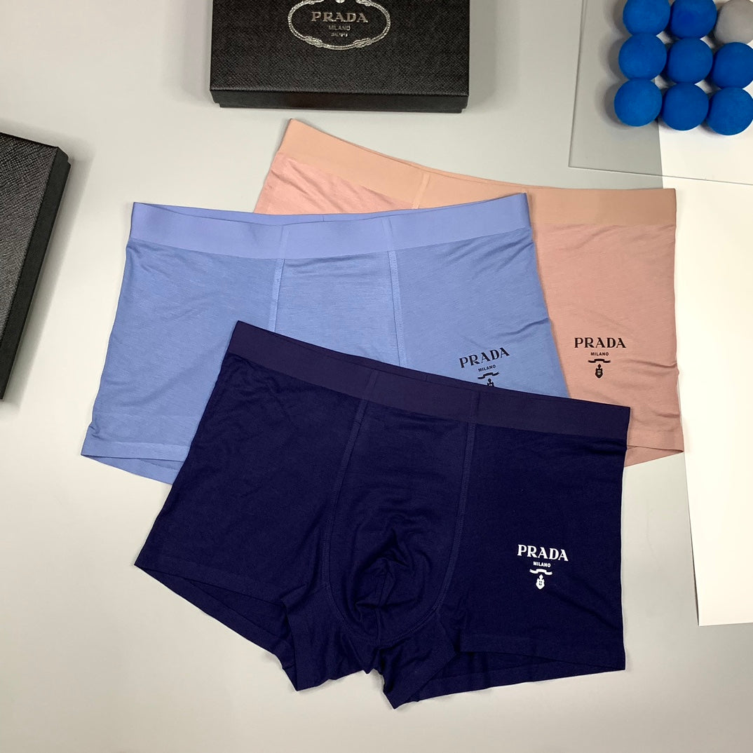 Prada Modal Men's Boxer Briefs - 3-Piece Box