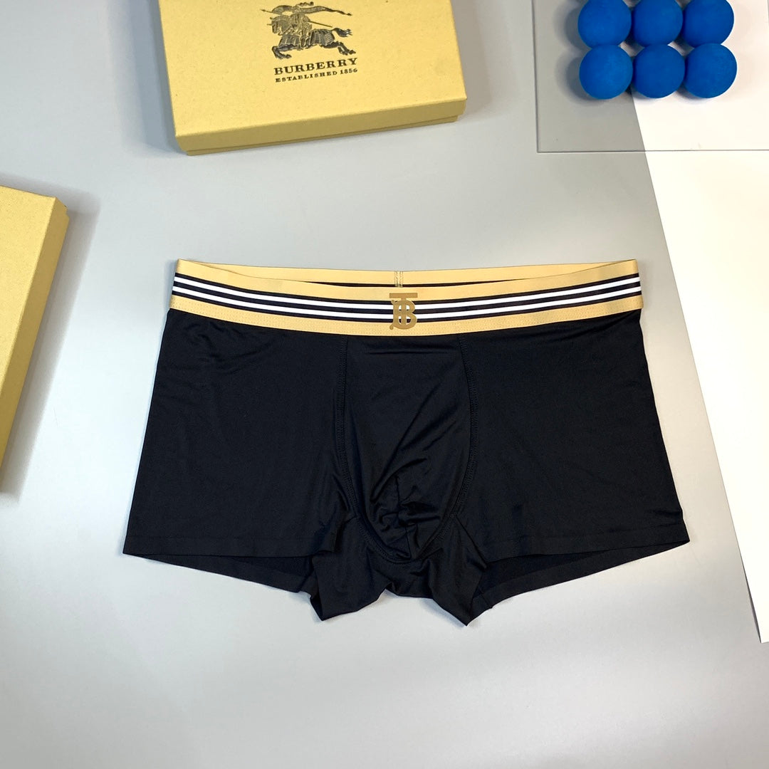 Burberry Striped Waistbands Men's Boxer Briefs - 3-Piece Box