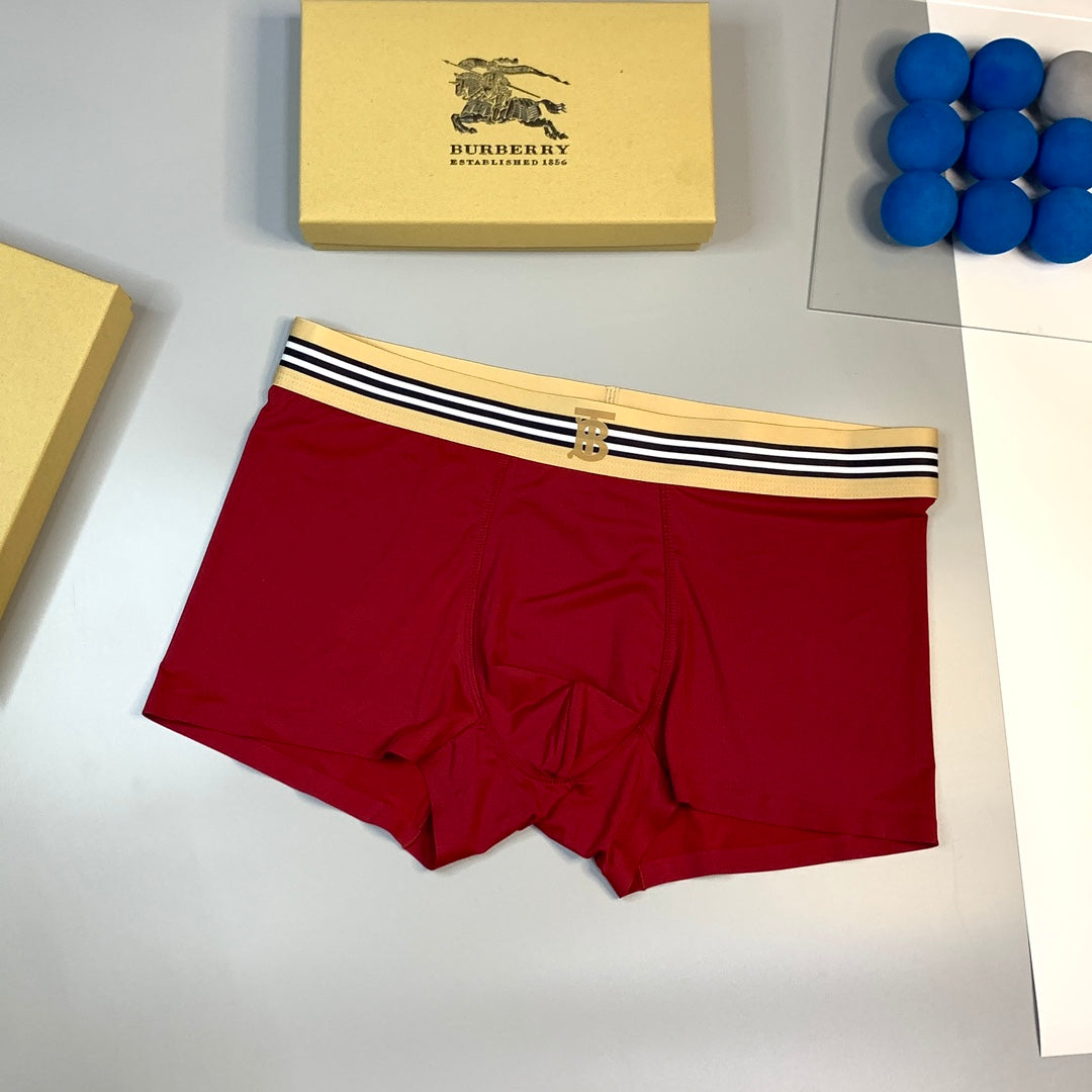 Burberry Striped Waistbands Men's Boxer Briefs - 3-Piece Box