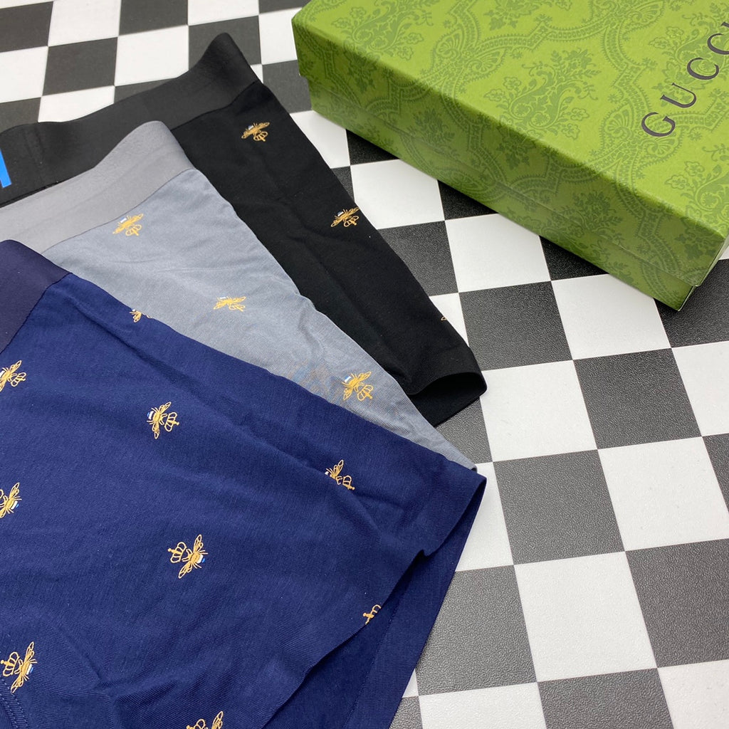 Gucci Men's Boxer Briefs - 3-Piece Box