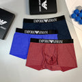 Armani Broad Logo Waistbands Men's Boxer Briefs - 3-Piece Box