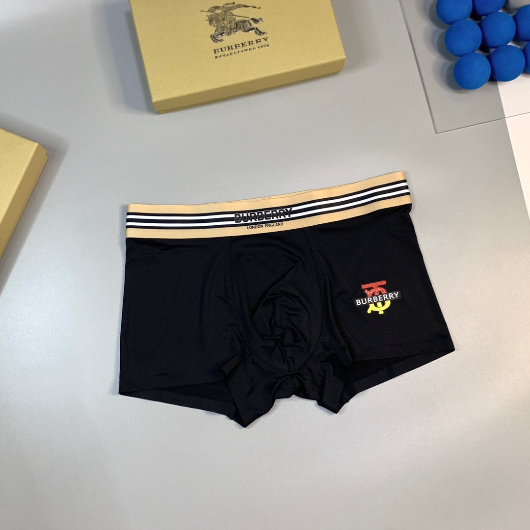 Burberry Ice-Silk Men's Boxer Briefs - 3-Piece Box
