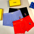 Fendi Modal Men's Boxer Briefs - 3-Piece Box
