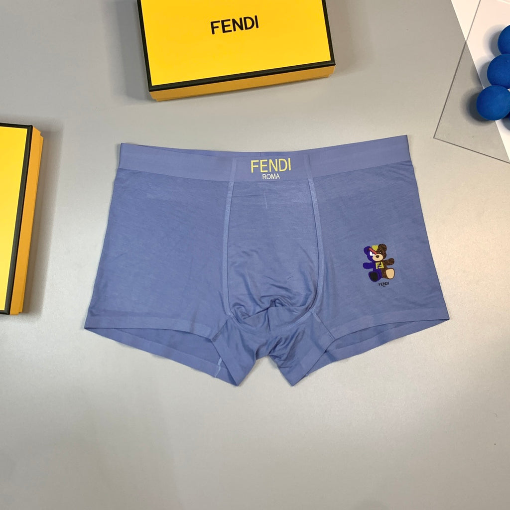 Fendi Modal Men's Boxer Briefs - 3-Piece Box