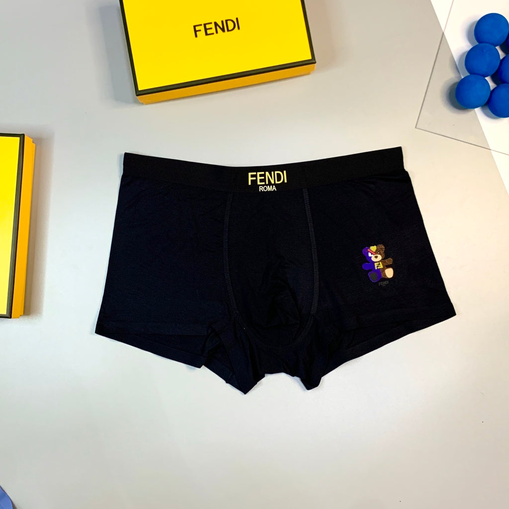 Fendi Modal Men's Boxer Briefs - 3-Piece Box