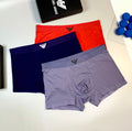Armani Modal Visible Branded Waistband Or Emblem Details Men's Boxer Briefs - 3-Piece Box