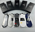 Arc'teryx Small Bird-Logo Details No-Show Socks - 5-Pair Set