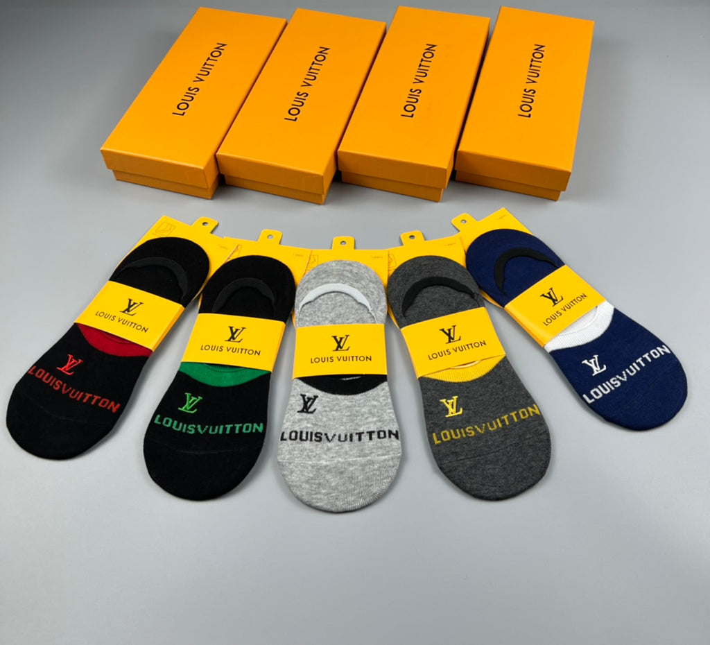 Louis Vuitton Short Socks - 5-Pair Pack