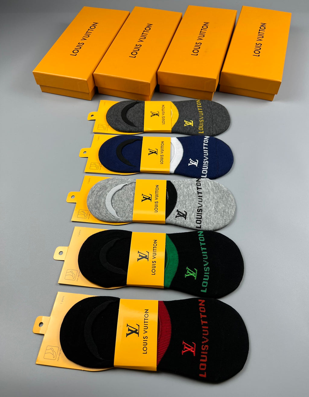 Louis Vuitton Short Socks - 5-Pair Pack