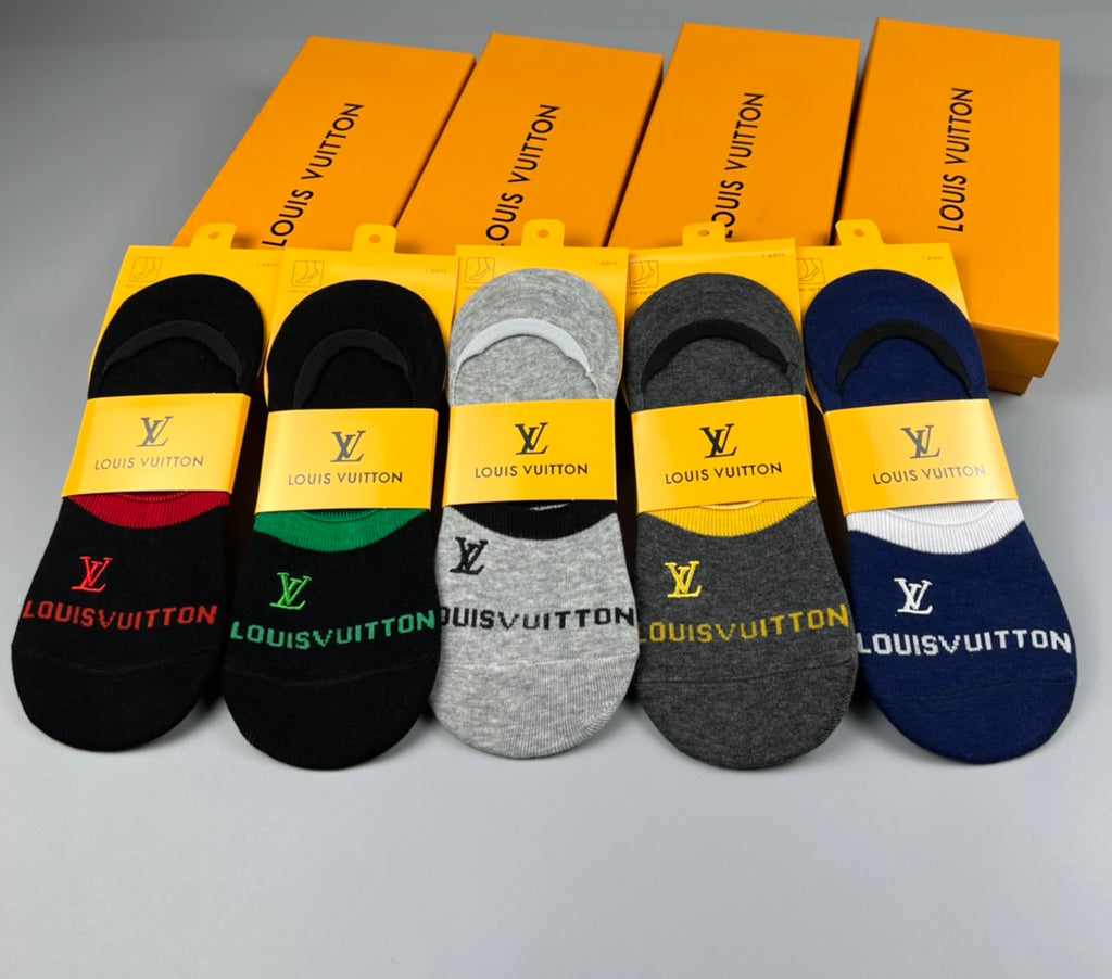 Louis Vuitton Short Socks - 5-Pair Pack