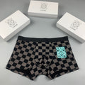Loewe Black Checkerboard Boxer Briefs 3-Piece Box Collection