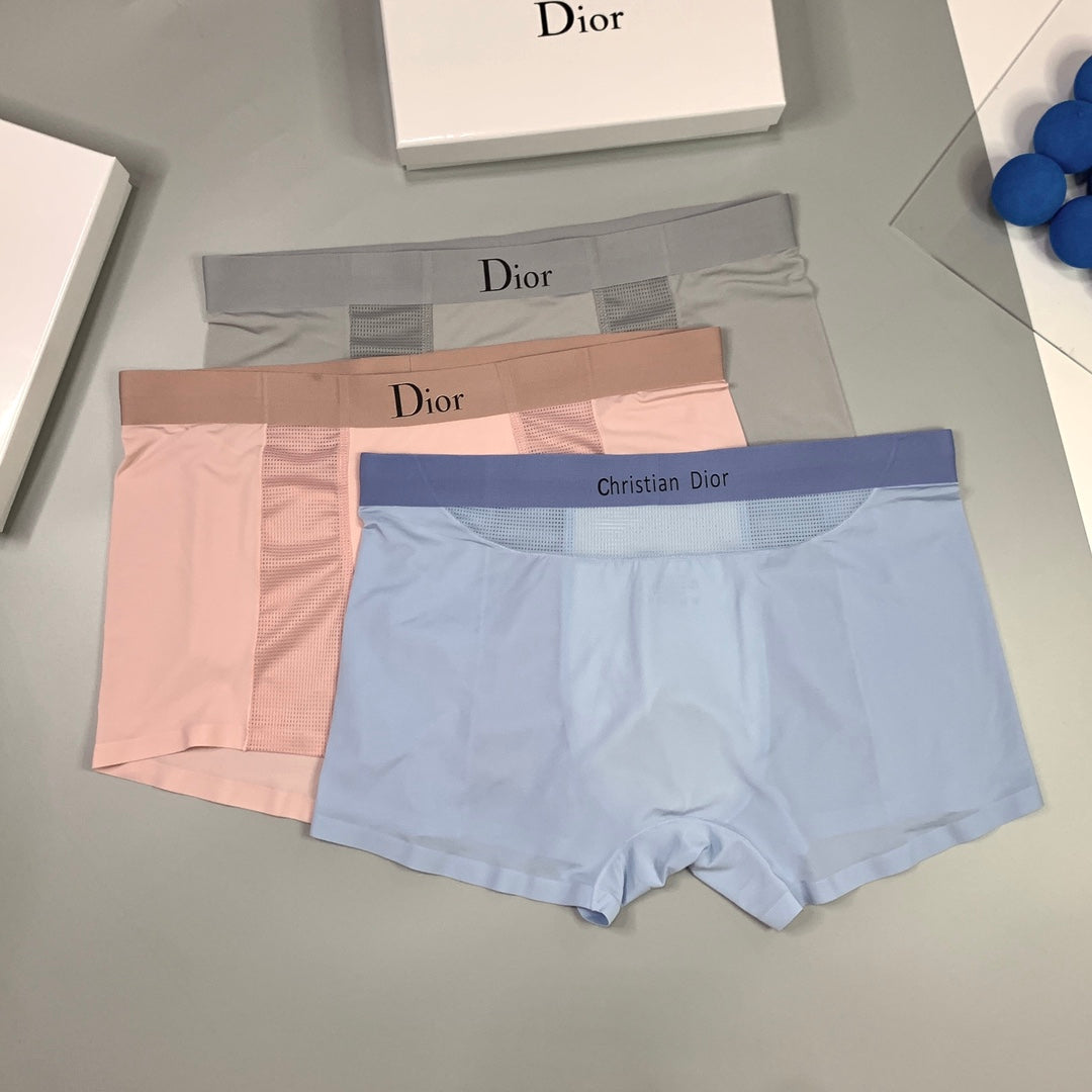 Dior Ice-Silk Men's Boxer Briefs - 3-Piece Box