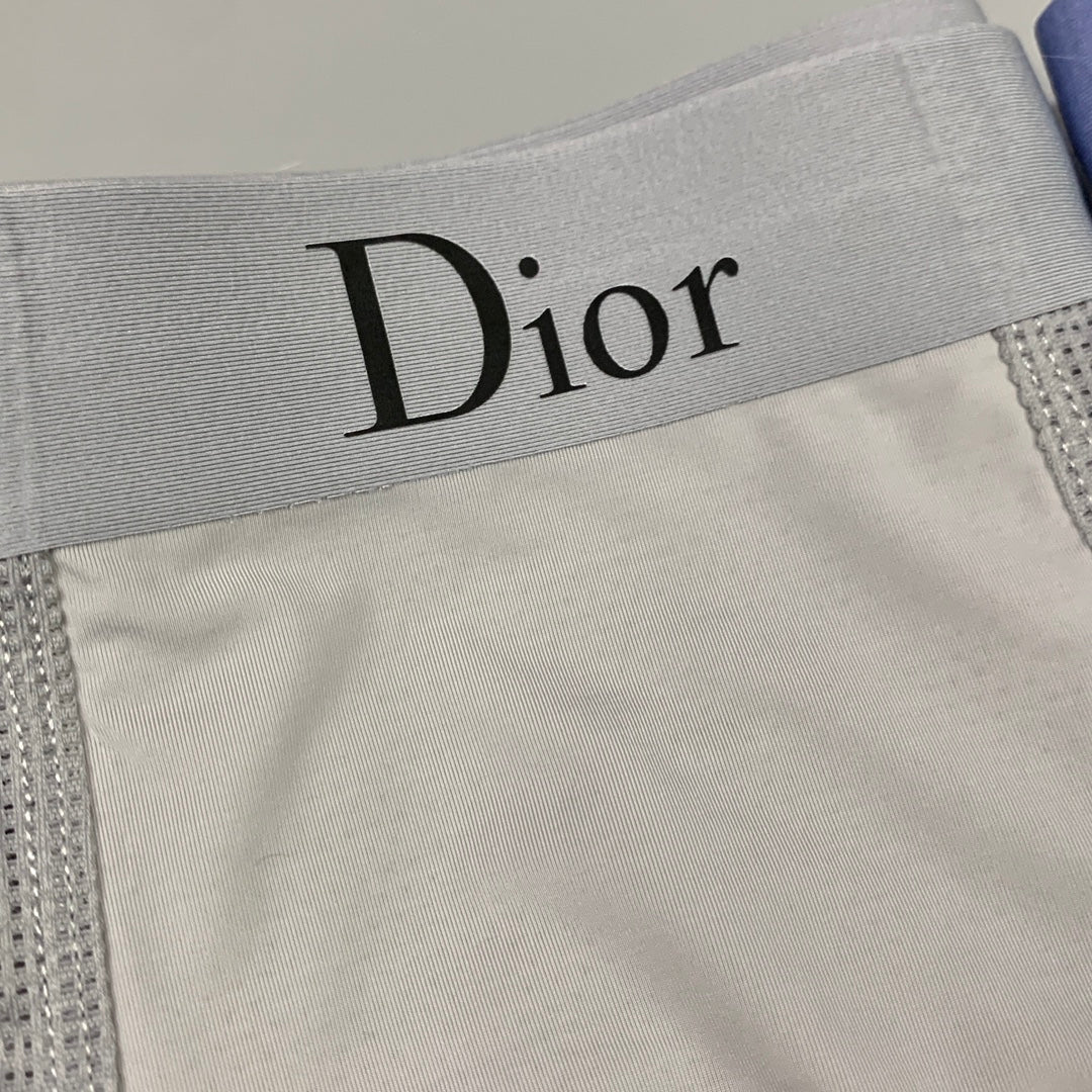 Dior Visible Colour, Waistband And Emblem Details Men's Boxer Briefs - 3-Piece Box