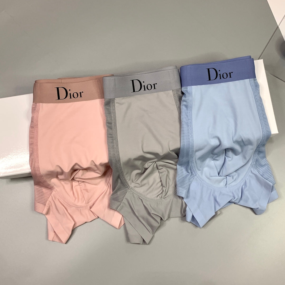 Dior Ice-Silk Men's Boxer Briefs - 3-Piece Box