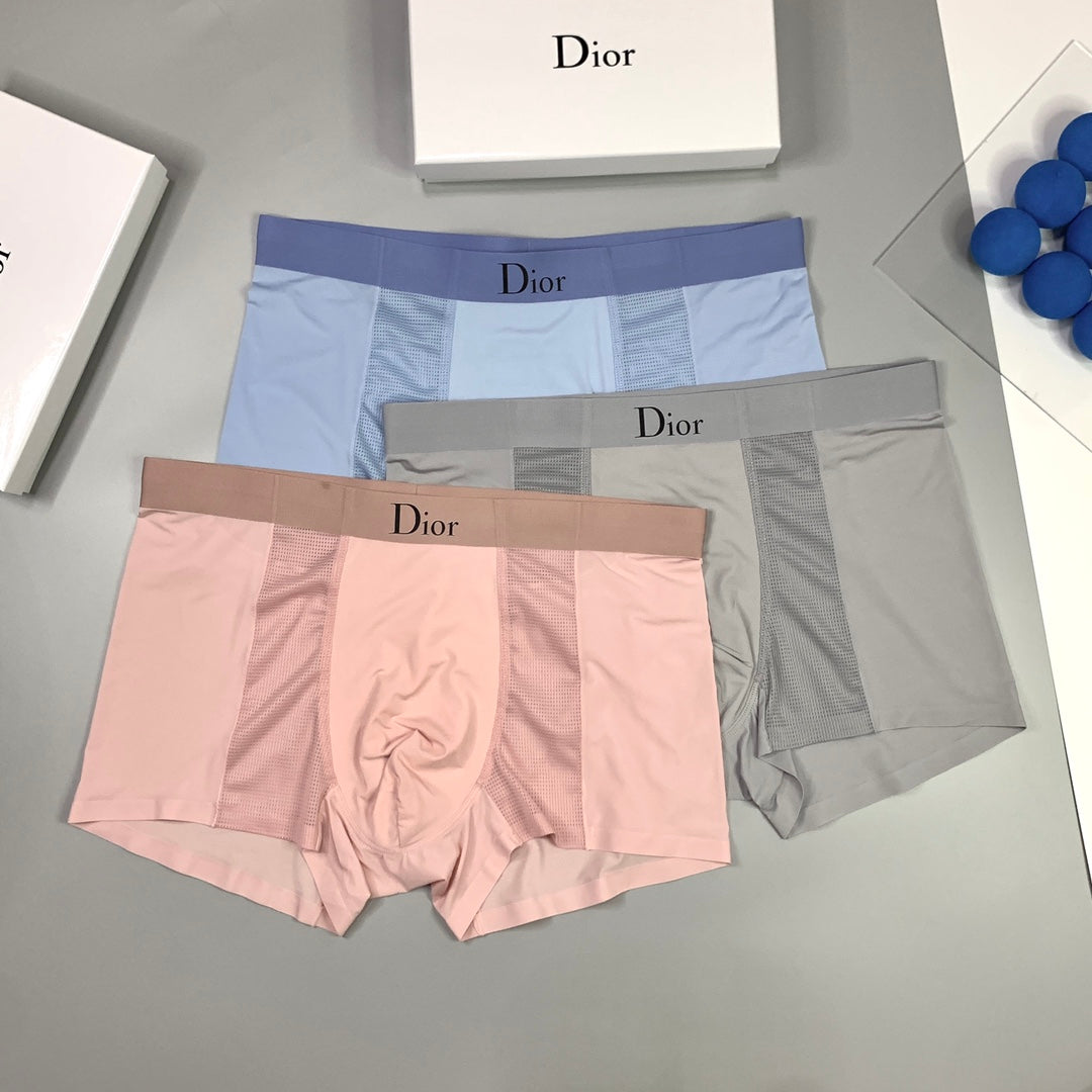 Dior Ice-Silk Men's Boxer Briefs - 3-Piece Box