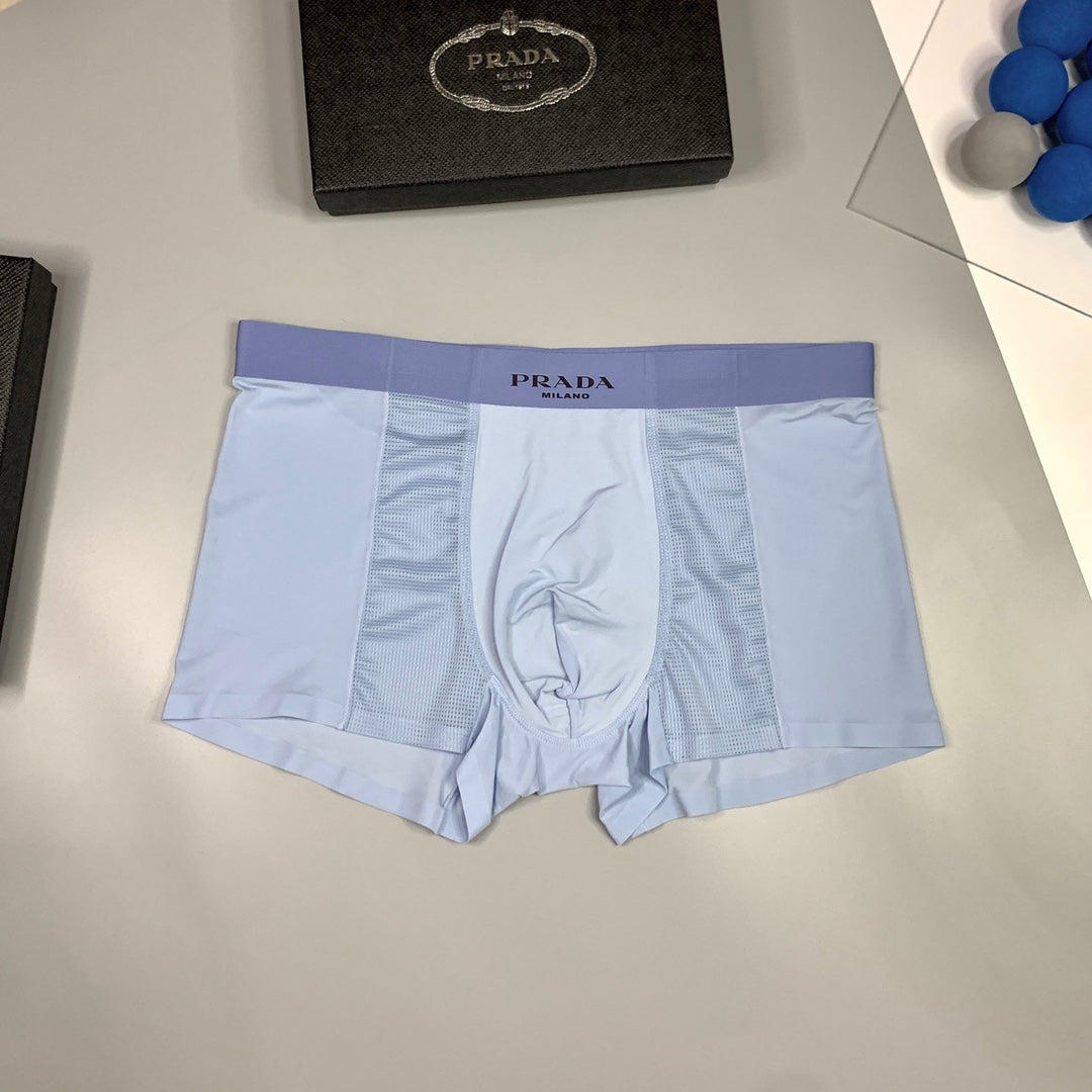 Prada Tonal Logo Waistbands Men's Boxer Briefs