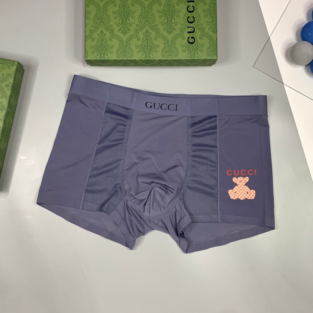 Ice-Silk Men's Boxer Briefs - 3-Piece Box