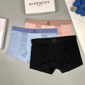 Givenchy Visible Branded Waistband Or Emblem Details Men's Boxer Briefs - 3-Piece Box