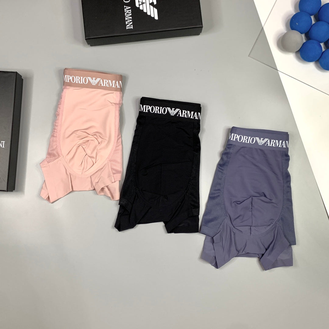 Emporio Armani Ice-Silk Men's Boxer Briefs - 3-Piece Box