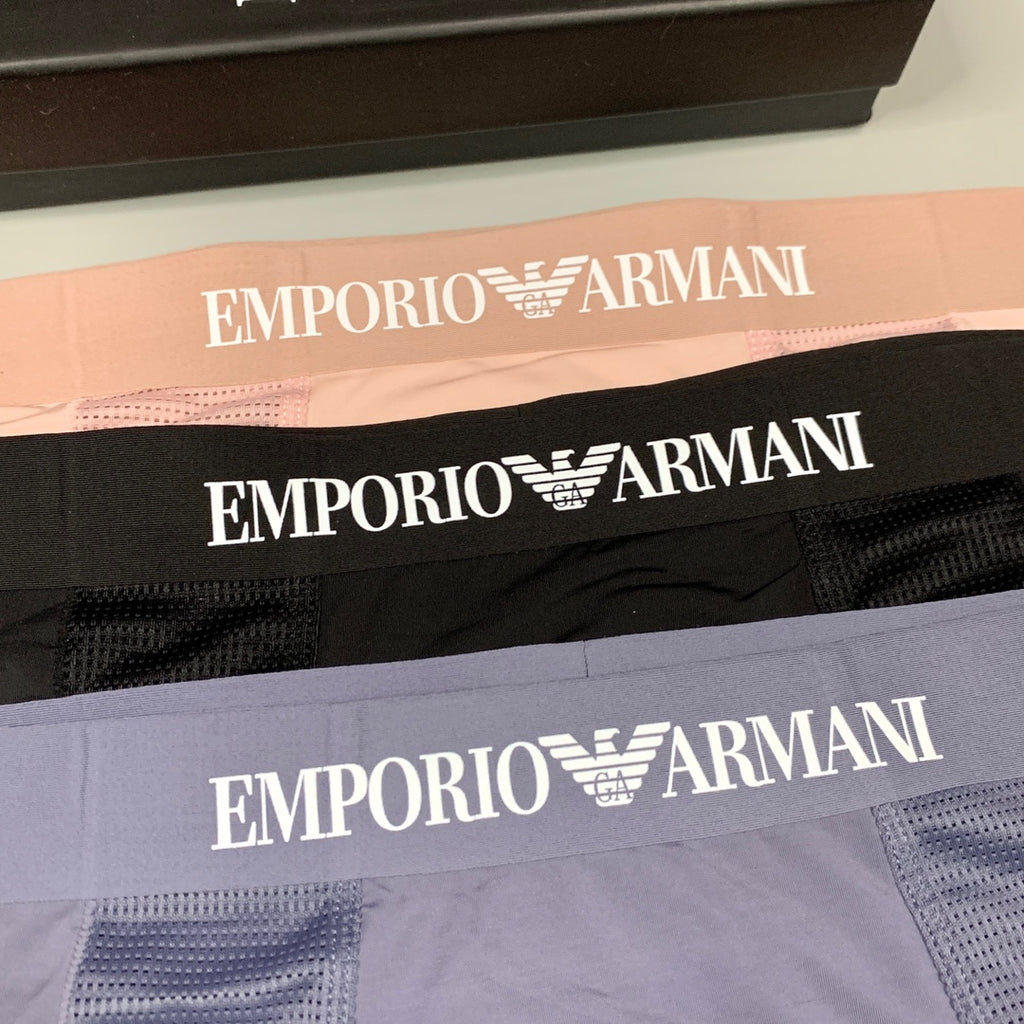 Emporio Armani Ice-Silk Men's Boxer Briefs - 3-Piece Box