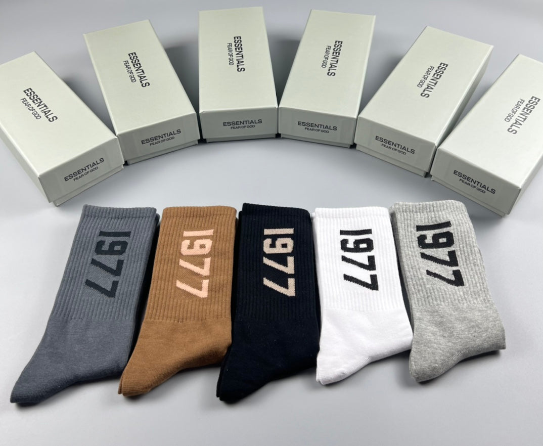Cotton Short Socks - 5-Pair Pack