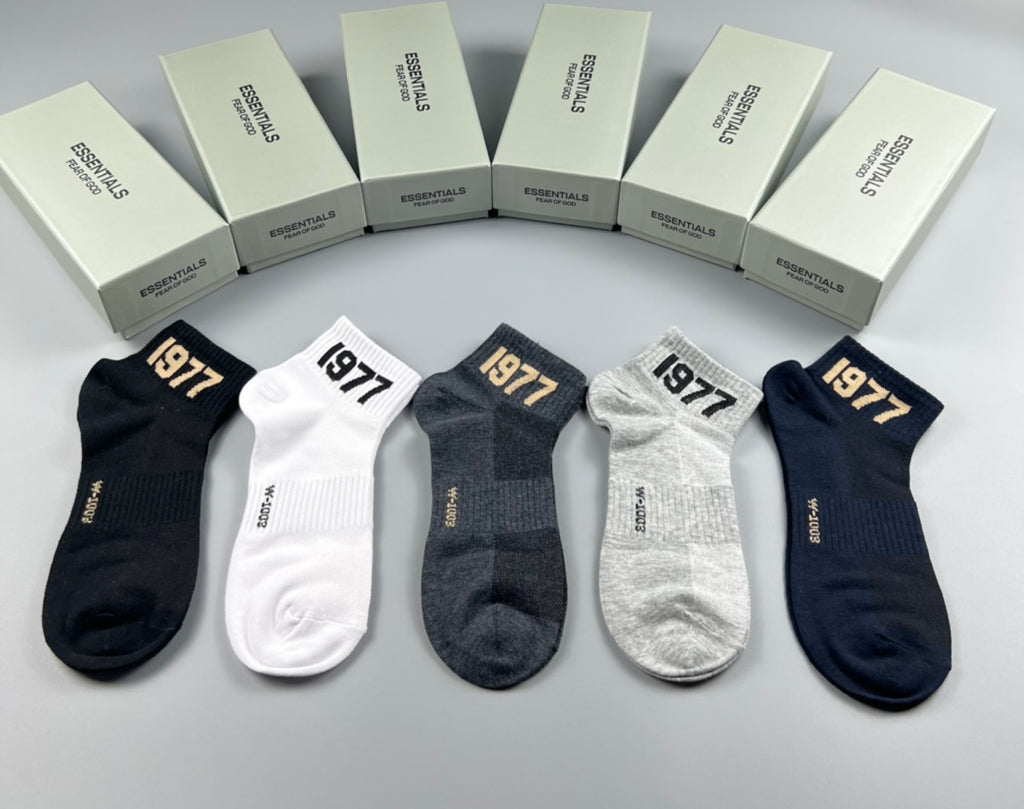 Cotton Men's Boxer Briefs - 5-Piece Box