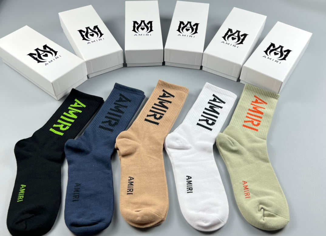 Cotton Crew Socks - 5-Pair Pack