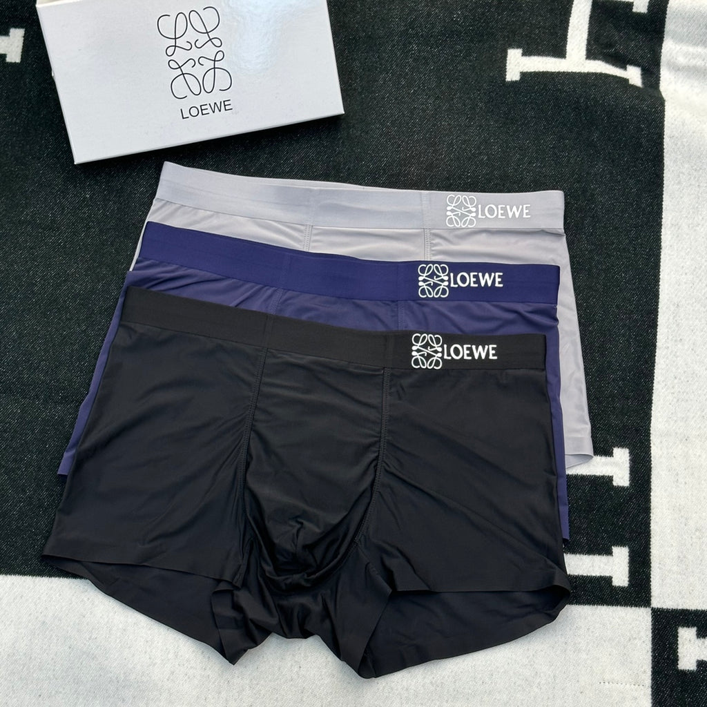 Loewe Clean Anagram Waistbands Men's Boxer Briefs - 3-Piece Box